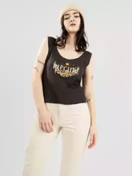 Рубчатая майка Oceans Together Rip Curl, черный