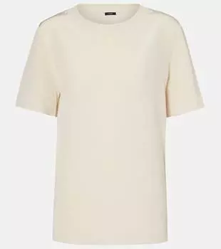 Рубин шелковая футболка Joseph, Affogato