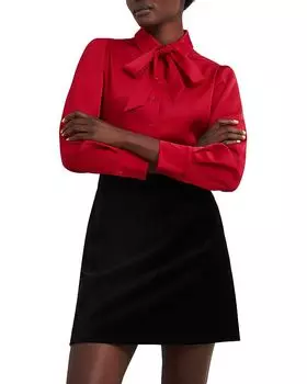 Рубиновая блузка HOBBS LONDON, красный