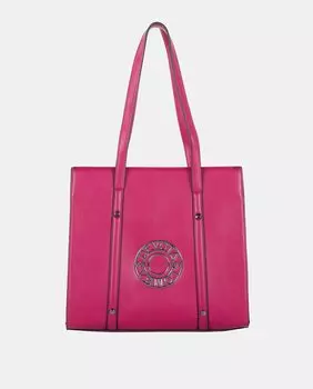 Рубиновая сумка через плечо Badge на молнии Devota & Lomba, красный