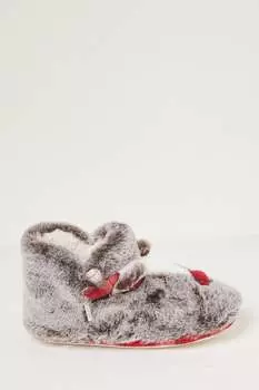 Рубиновые ботильоны Fatface с мотивом оленя Fat Face, коричневый