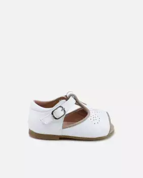 Рубленые детские сандалии из кожи Eli 1957, белый