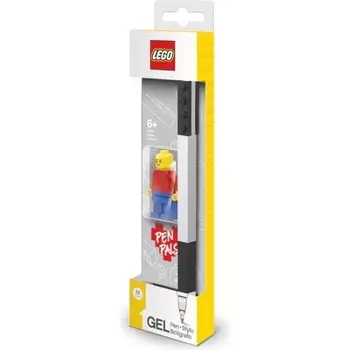 Ручка гелевая Lego с фигуркой, красный