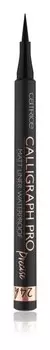 Ручка водостойкая подводка для глаз Catrice Calligraph Pro Precise 24h Matt, оттенок 010 Intense Black Waterproof 1.2 мл