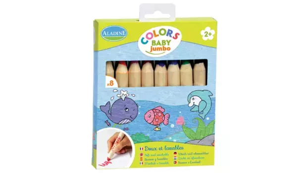 Ручки-раскраски Aladine 8 Jumbo