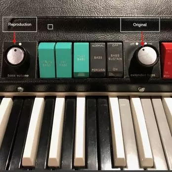 Ручки репродукции для комбо-органа Gibson G101