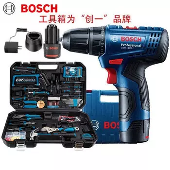 Ручная электрическая дрель Bosch, бытовая электрическая отвертка, аккумуляторная дрель, многофункциональная литиевая электрическая дрель, электроинструмент