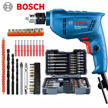 Ручная электрическая дрель Bosch, бытовая электрическая отвертка, набор инструментов для отвертки, электрическая отвертка