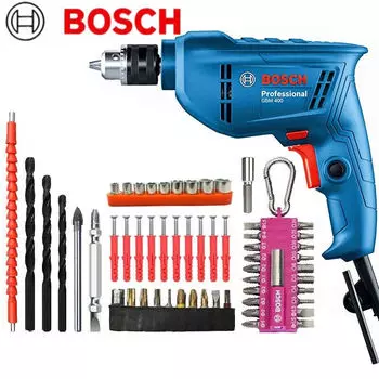 Ручная электрическая дрель Bosch, бытовая электрическая отвертка, набор инструментов для отвертки, электрическая отвертка
