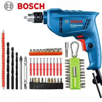 Ручная электрическая дрель Bosch, бытовая электрическая отвертка, набор инструментов для отвертки, электрическая отвертка