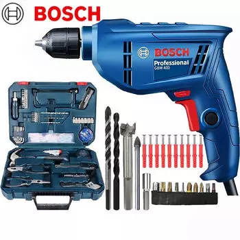 Ручная электрическая дрель Bosch, бытовая самоблокирующаяся головка, электрическая отвертка, набор инструментов, набор инструментов с электрической передачей