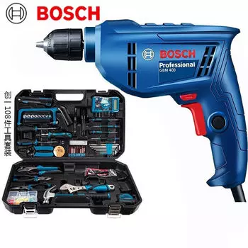 Ручная электрическая дрель Bosch, бытовая самоблокирующаяся головка, электрическая отвертка, набор инструментов, набор инструментов с электрической передачей
