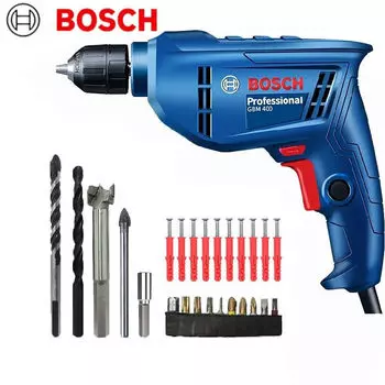 Ручная электрическая дрель Bosch, бытовая самоблокирующаяся головка, электрическая отвертка, набор инструментов, набор инструментов с электрической передачей