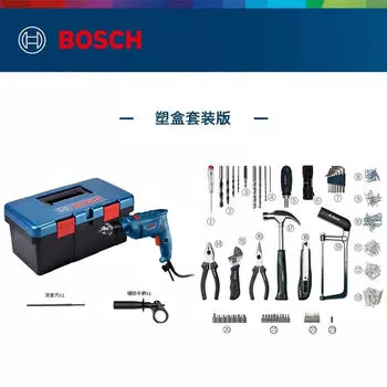 Ручная электрическая дрель Bosch GBM400, бытовая многофункциональная электрическая отвертка, электрическая дрель, электроинструмент 220 В, врач