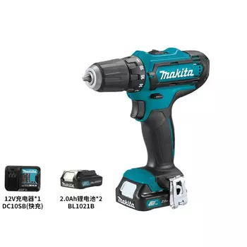 Дрель электрическая Makita DF333DSAE + два аккумулятора 12V/2.0Ah, зарядное устройство