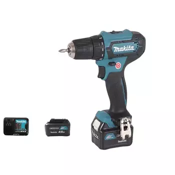 Дрель электрическая Makita DF333DSME + два аккумулятора 12V/4.0Ah, зарядное устройство