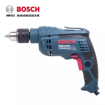 Ручная электрическая дрель/пистолетная дрель Bosch 600w GBM 13 RE с прямым и обратным вращением