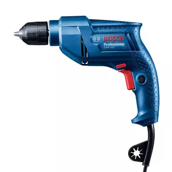 Ручная дрель без ключа Bosch GBM 400, самоконтрящийся патрон, электрическая ручная дрель, электроинструмент, обновленная версия