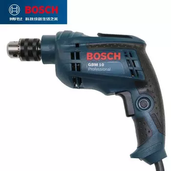 Ручная дрель Bosch GBM10 бытовая профессиональная электроинструмент легкая