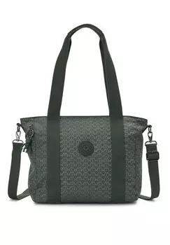 Ручная сумка Kipling, знак зеленого тиснения