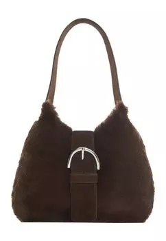 Ручная сумка Mango, шоколад