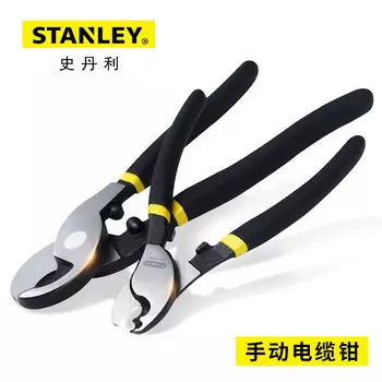 Ручные кабельные клещи Stanley 150 мм (0–22 мм) Кусачки для резки кабеля Ножницы Плоскогубцы для электрика 84-858-22