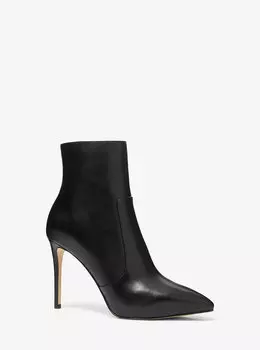Рюевые кожаные ботинки Michael Kors, черный