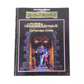 Ruins of Undermountain II - Campaign Guide, Forgotten Realms - Box Sets & Miscellaneous, мягкая обложка