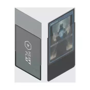 Рукава CURV, стандартная твердая внутренняя часть — Seer Clear (100), Card Sleeves and Card Storage (Heavy Play)