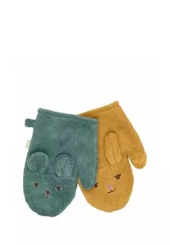 Рукавицы BATH Fabelab, зеленый