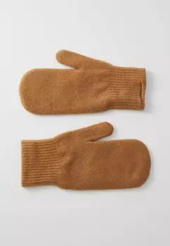 Рукавицы CLASSIC MITTENS KNITID, коричневый