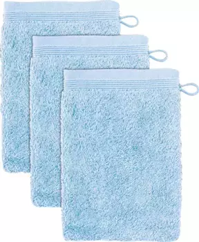 Рукавицы для мытья Mve "Superwuschel", (3 шт.), в ярких цветах 15х20 см (3 шт.), цвет aquamarine