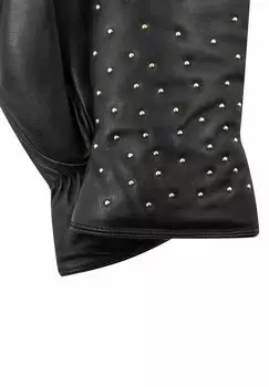 Рукавицы MICRO STUDS DEPECHE, черный