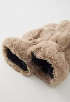 Рукавицы PCJEANEL MITTENS Pieces, бежевый