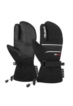 Рукавицы Reusch "Kondor R-TEX XT Junior Lobster" с инновационной вставкой из мембраны, черно-белый