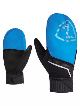 Рукавицы Ziener Langlaufhandschuhe Ulic, цвет Blau/Schwarz
