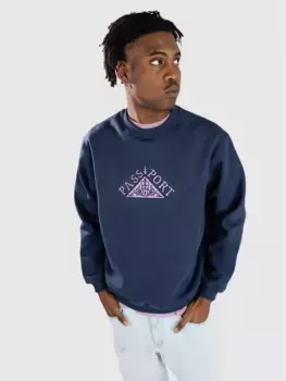 Рукописный свитер Pass Port, синий