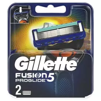 Руководство по эксплуатации Fusion Proglide, 2 сменных картриджа Gillette