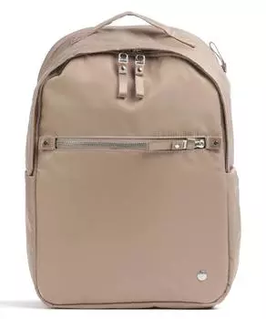 Рюкзак 13 дюймов из переработанного полиэстера Pacsafe, бежевый