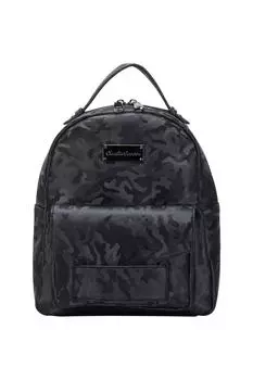 Рюкзак Adela XS с камуфляжным принтом Claudia Canova, черный