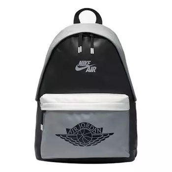 Рюкзак Air Jordan 1 Backpack 'Grey Black', черный