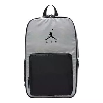 Рюкзак Air Jordan Logo Backpack 'Grey Black', серый