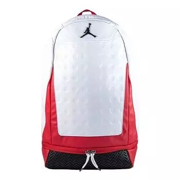 Рюкзак Air Jordan Retro 13 Backpack 'White Red', белый