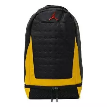 Рюкзак Air Jordan Retro 13 Backpack 'Yellow Black', черный
