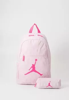 Рюкзак AIR SCHOOL BACKPACK WITH PENCIL CASE UNISEX SET Jordan, фуксия