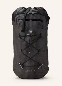 Рюкзак alpha fl 40 л ARC'TERYX, черный/белый