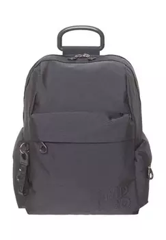 Рюкзак, эмблема, кулон, однотонный, женский MANDARINA DUCK, цвет Steel