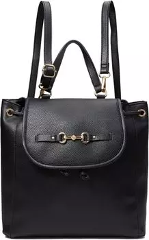 Рюкзак Anne Klein Flap Backpack with Horsebit, черный