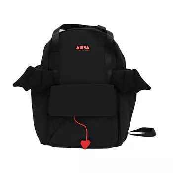 Рюкзак Anta из нейлоновой ткани, стандартный, унисекс, базовый, черный/чернила, нефритовый, зеленый