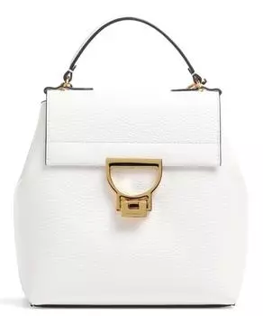 Рюкзак Arletti's из зерненой кожи Coccinelle, белый